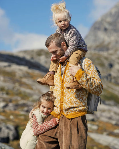 Fjelljakke til herre | Rauma | Strikkepakke