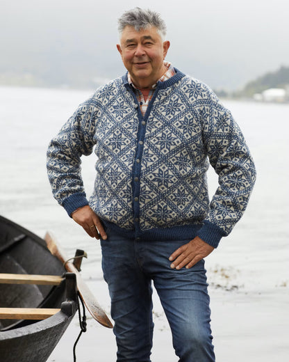 Fjelljakke til herre | Rauma | Strikkepakke