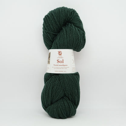 Hillesvåg Sol Lamullgarn – 100 % norsk lamull C1 Fin – 100 g/≈290 m
