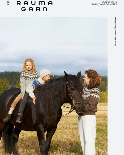 421 Varde i Vams, barn, dame & herre | Rauma Garn
