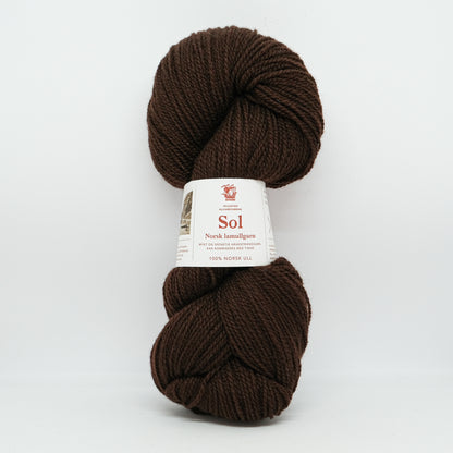 Hillesvåg Sol Lamullgarn – 100 % norsk lamull C1 Fin – 100 g/≈290 m