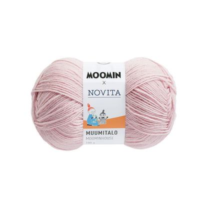 Novita Muumitalo – 75 % ull / 25 % polyamid – 100 g/≈225 m