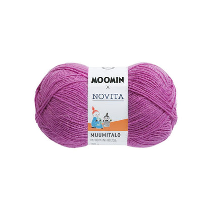 Novita Muumitalo – 75 % ull / 25 % polyamid – 100 g/≈225 m