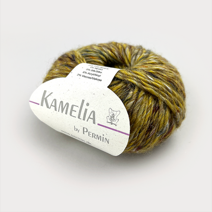 Kamelia by Permin – 67 % ull, 20 % alpakka, 5 % silke, 6 % akryl, 2 % viskose – 50 g ≈ 90 m