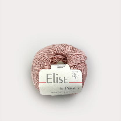 By Permin Elise – 90% Bomull / 10% Kasjmir – 25 g ≈ 115 m