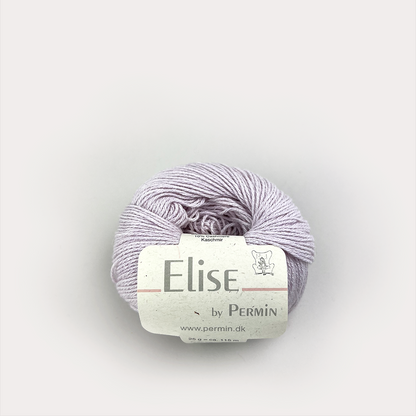 By Permin Elise – 90% Bomull / 10% Kasjmir – 25 g ≈ 115 m