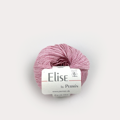 By Permin Elise – 90% Bomull / 10% Kasjmir – 25 g ≈ 115 m