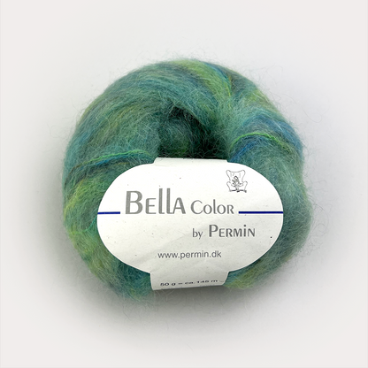By Permin Bella Color – mohairblanding med mykt fargespill - 50 g = 145 m