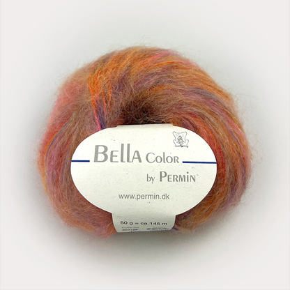 By Permin Bella Color – mohairblanding med mykt fargespill - 50 g = 145 m