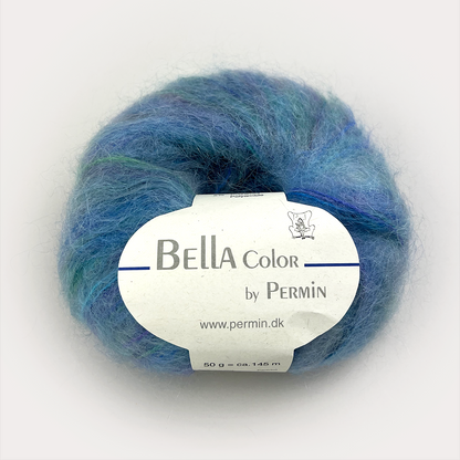 By Permin Bella Color – mohairblanding med mykt fargespill - 50 g = 145 m