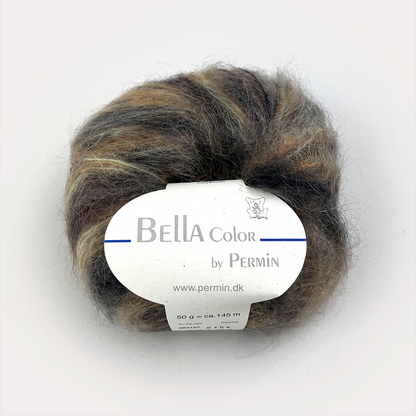 By Permin Bella Color – mohairblanding med mykt fargespill - 50 g = 145 m