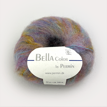 By Permin Bella Color – mohairblanding med mykt fargespill - 50 g = 145 m