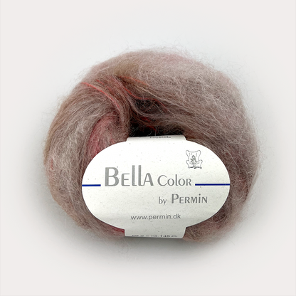 By Permin Bella Color – mohairblanding med mykt fargespill - 50 g = 145 m