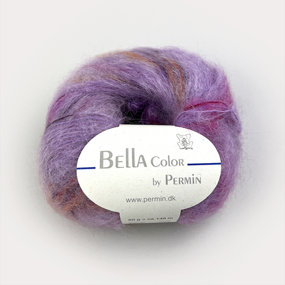 By Permin Bella Color – mohairblanding med mykt fargespill - 50 g = 145 m
