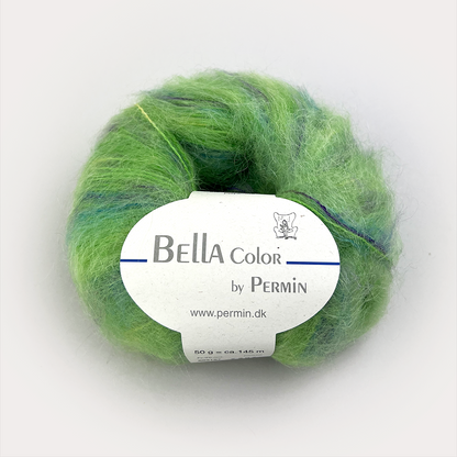 By Permin Bella Color – mohairblanding med mykt fargespill - 50 g = 145 m