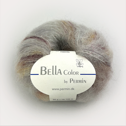 By Permin Bella Color – mohairblanding med mykt fargespill - 50 g = 145 m