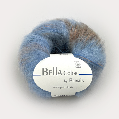 By Permin Bella Color – mohairblanding med mykt fargespill - 50 g = 145 m