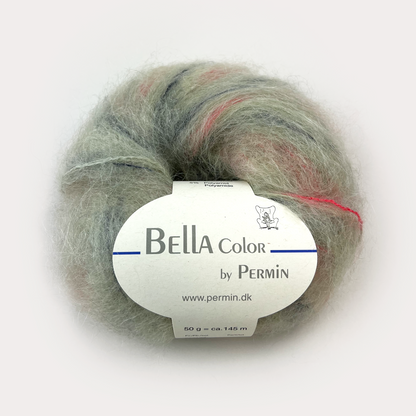 By Permin Bella Color – mohairblanding med mykt fargespill - 50 g = 145 m