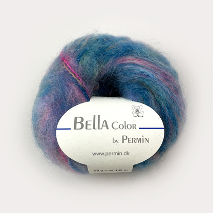 By Permin Bella Color – mohairblanding med mykt fargespill - 50 g = 145 m
