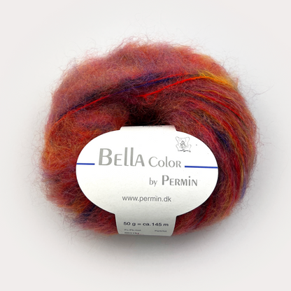 By Permin Bella Color – mohairblanding med mykt fargespill - 50 g = 145 m