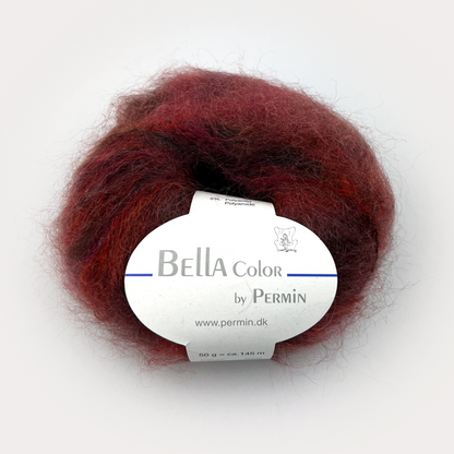 By Permin Bella Color – mohairblanding med mykt fargespill - 50 g = 145 m