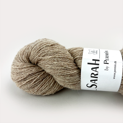 By Permin Sarah – 50% Merinoull / 50% Shetlandsull – 50 g ≈ 270 m