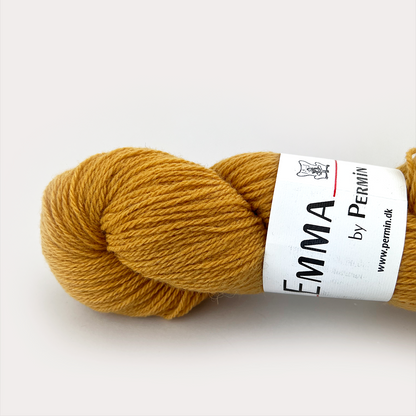 By Permin Emma – 50% Merinoull / 50% Shetlandsull – 50 g ≈ 170 m
