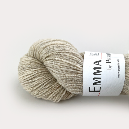 By Permin Emma – 50% Merinoull / 50% Shetlandsull – 50 g ≈ 170 m