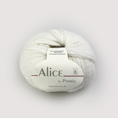 By Permin Alice – 63% Alpakka / 37% Polyamid – 50 g ≈ 150 m