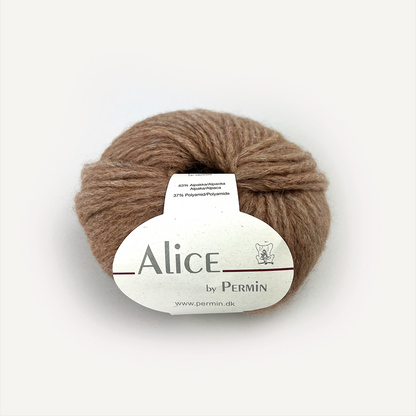 By Permin Alice – 63% Alpakka / 37% Polyamid – 50 g ≈ 150 m