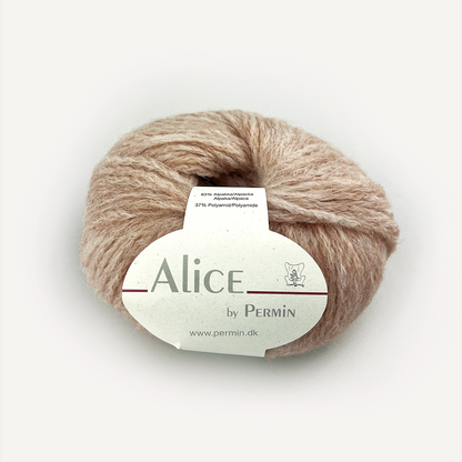 By Permin Alice – 63% Alpakka / 37% Polyamid – 50 g ≈ 150 m
