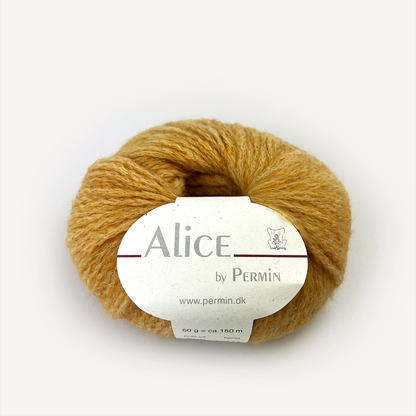 By Permin Alice – 63% Alpakka / 37% Polyamid – 50 g ≈ 150 m