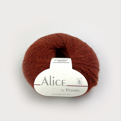 By Permin Alice – 63% Alpakka / 37% Polyamid – 50 g ≈ 150 m