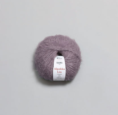 Rauma Garn Alpakka Lin – 48 % baby ­alpakka / 44 % lin / 8 % ull – 50 g/≈175 m