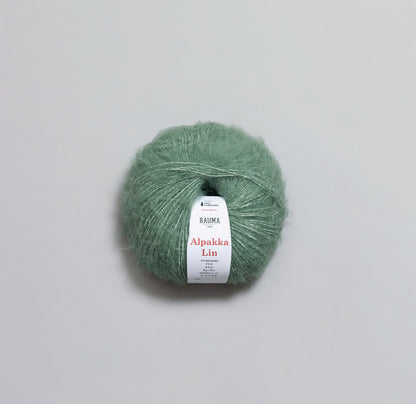 Rauma Garn Alpakka Lin – 48 % baby ­alpakka / 44 % lin / 8 % ull – 50 g/≈175 m