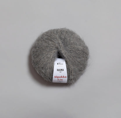 Rauma Garn Alpakka Lin – 48 % baby ­alpakka / 44 % lin / 8 % ull – 50 g/≈175 m