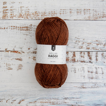 Järbo Mellanraggi – 75 % superwash-ull / 25 % polyamid – 100 g ≈ 260 m