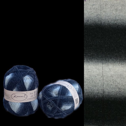 Kauni Effektgarn 8/2 – 100 % ull - flerfarget effektgarn - 130-150 g ≈ ca. 400 m