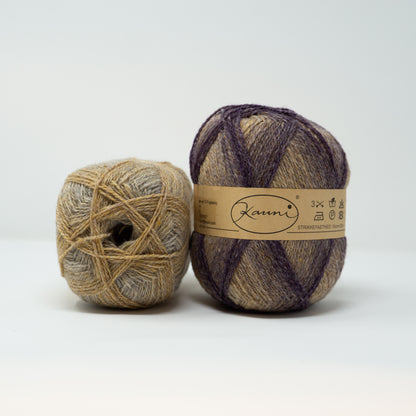 Kauni Effektgarn 8/2 – 100 % ull - flerfarget effektgarn - 130-150 g ≈ ca. 400 m