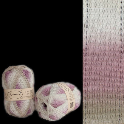 Kauni Effektgarn 8/2 – 100 % ull - flerfarget effektgarn - 130-150 g ≈ ca. 400 m