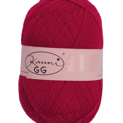 Kauni Ensfarget 8/2 – 100 % ull - ensfarget ullgarn - 130-150 g ≈ ca. 400 m