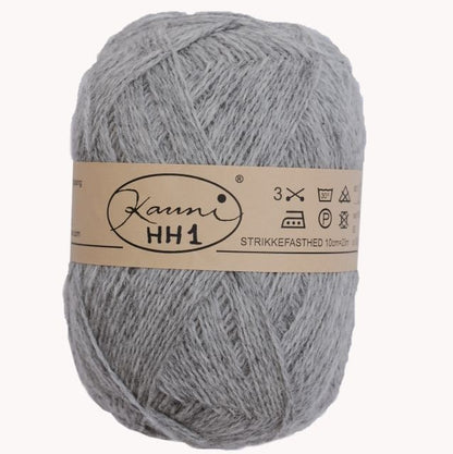 Kauni Ensfarget 8/2 – 100 % ull - ensfarget ullgarn - 130-150 g ≈ ca. 400 m