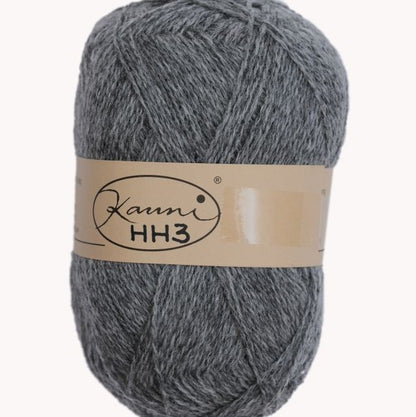 Kauni Ensfarget 8/2 – 100 % ull - ensfarget ullgarn - 130-150 g ≈ ca. 400 m