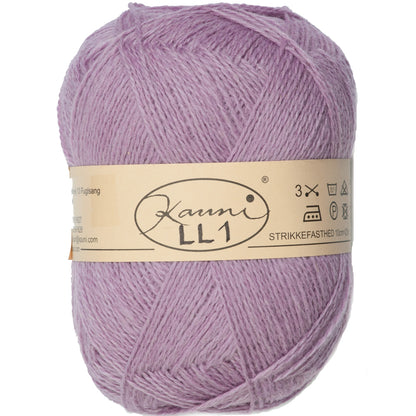 Kauni Ensfarget 8/2 – 100 % ull - ensfarget ullgarn - 130-150 g ≈ ca. 400 m