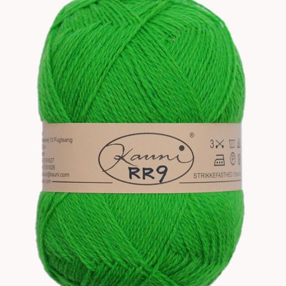 Kauni Ensfarget 8/2 – 100 % ull - ensfarget ullgarn - 130-150 g ≈ ca. 400 m