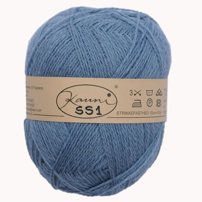 Kauni Ensfarget 8/2 – 100 % ull - ensfarget ullgarn - 130-150 g ≈ ca. 400 m