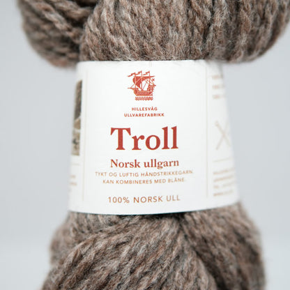Hillesvåg Troll – 100 % norsk ull – 100 g ≈ 114 m