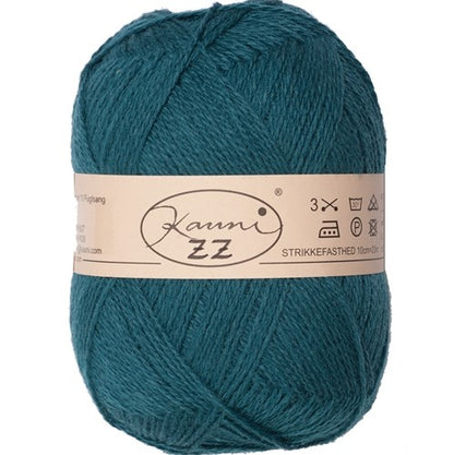 Kauni Ensfarget 8/2 – 100 % ull - ensfarget ullgarn - 130-150 g ≈ ca. 400 m