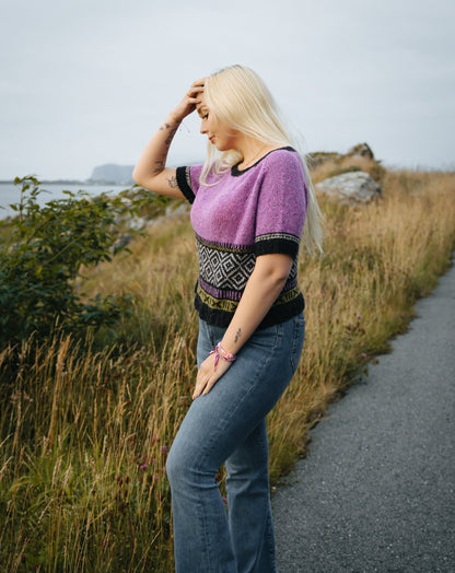 Ærla topp i felted tweed | Ulltråd | Strikkepakke