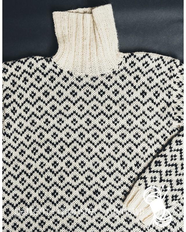 Bløt tradisjonell genser | Navia | Strikkepakke